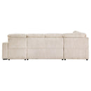 Devonshire - Sleeper Sectional Sofa Storage Chaise