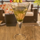 Leadingware V Shaped Unbreakable Plastic Wine Glasses, 14Oz (Set of 4) - Clear