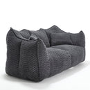 Comfortable Dual Beanbag Chair With High Resilience Foam Core For 2 People