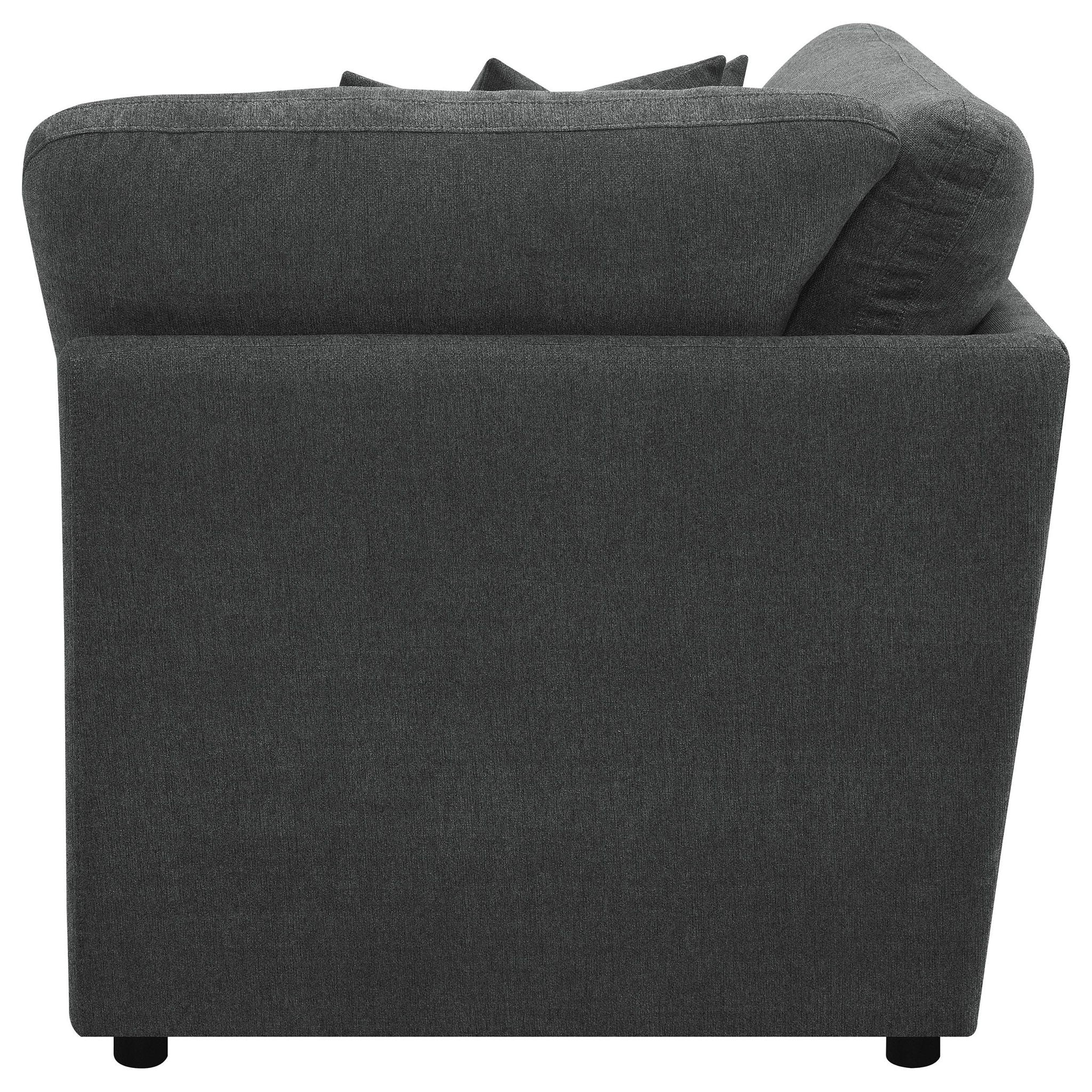 Collins Modular Corner Chair Dark Grey