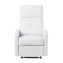 Contemporary Recliner Chair With Push Back Function