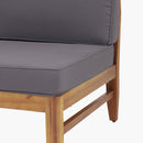 Aston - 4 Piece Sofa Set - Dark Gray