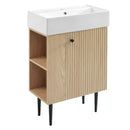 Bathroom Vanity, Combo Cabinet, Bathroom Storage Cabinet, Single Ceramic Sink