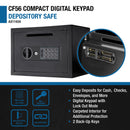 Compact Keypad Depository Safe - Black