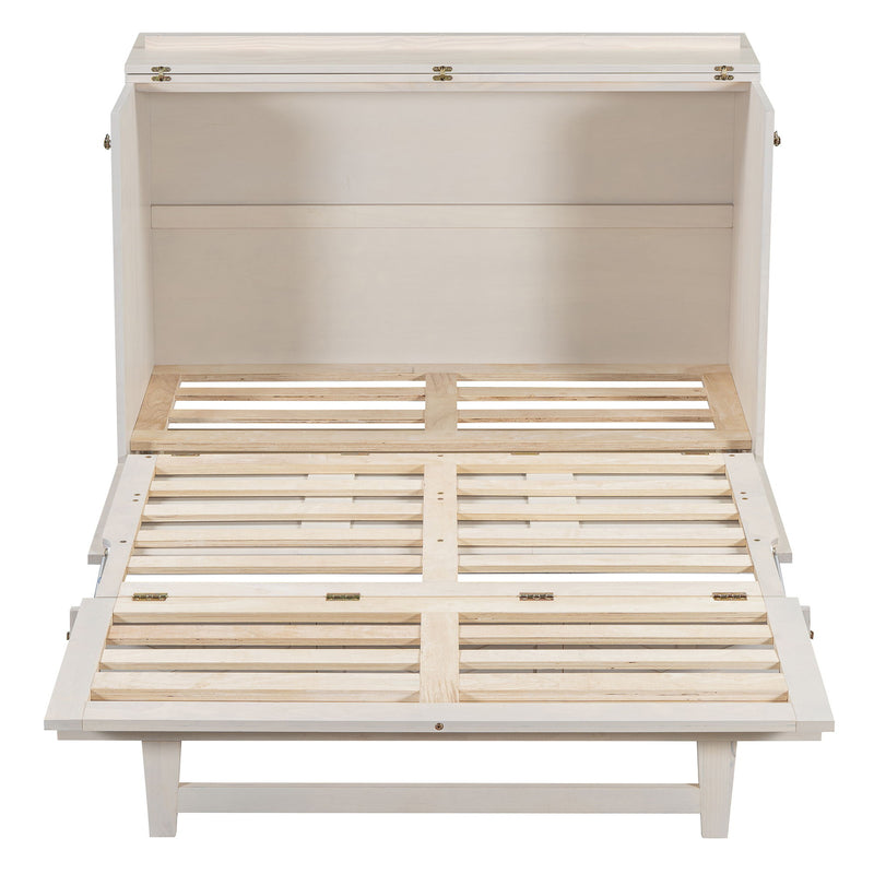 Murphy Bed With Large Drawers And USB Ports