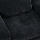 Chenille Upholstered Accent Chair With Wide Armrests And Ergonomic Back Support