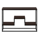Accent Console Table For Entryway, Multi-Tier Design