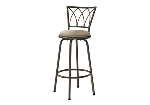 Swivel Bar Stool With Bar Height (Set of 2) - Espresso