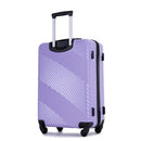 3 Piece Luggage Sets Lightweight Suitcase With Two Hooks, Spinner Wheels,