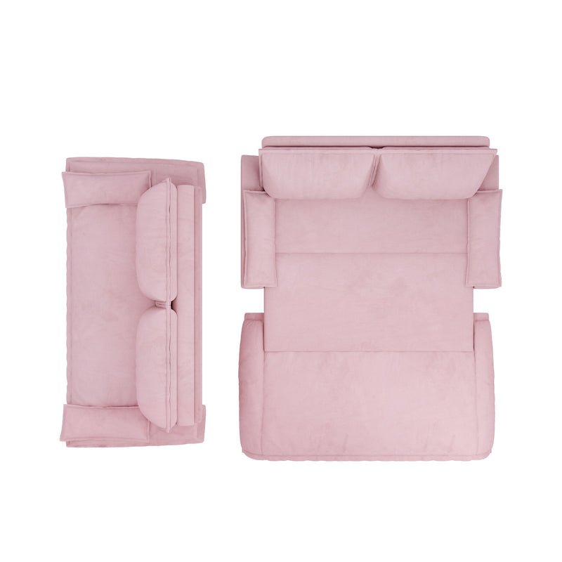Pull Out Sleeper Sofa Bed, 3 In 1 Multi Functional