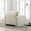 Modern Style Chenille Oversized Armchair Accent Chair Single Sofa Lounge Chair For Living Room, Bedroom