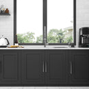 Modern Undermount Stainless Steel Kitchen Sink 16 Gauge, Deep Single Bowl