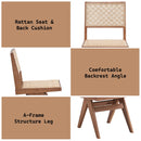 Velentina - Side Chair Set of 2) - Rattan & Natural