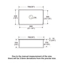 Undermount Single Bowl Ceramic Kitchen Sink, Dual Mount