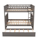 Bunk Bed With Twin Size Trundle, Guardrails