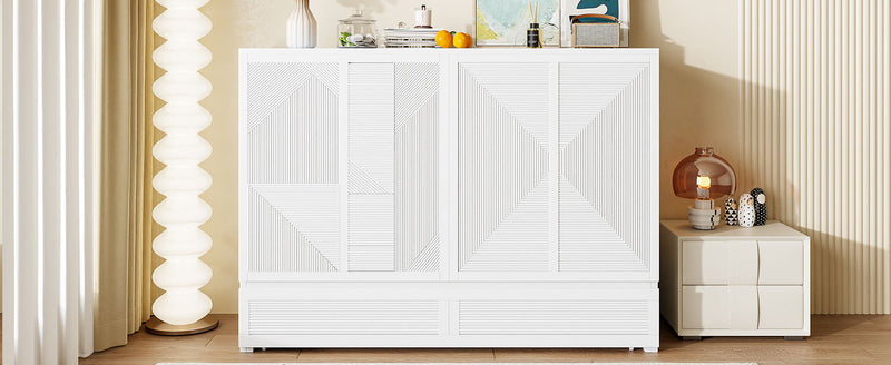 Murphy Bed With Large Drawer, USB Ports And Outlets