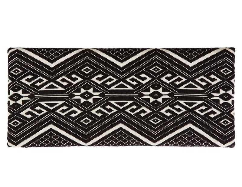 Cababi - Upholstered Storage Bench - Black And White