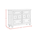 Whit-Ash - 6-Drawer Dresser