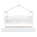 Creativity House Bed With Twin Size Trundle