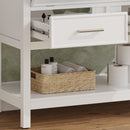 Bathroom Vanity With Ceramic Sink, Tip Out Tray & 2 Full Extension Drawers