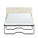 Twin Size Folding Ottoman Sleeper Bed With Mattress Convertible Guest Bed