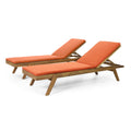 Nebulon - Outdoor Adjustable Chaise Lounge With Water Resistant Cushions (Set of 2)