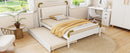 Storage Platform Bed, With 2 Big Drawers, Trundle