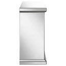 Gilmore - Mirrored Freestanding Electric Fireplace - Silver