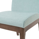 Contemporary Dining Chair SetWith Upholstered Fabric
