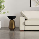 Clement - Cast Aluminum Side Table - Black