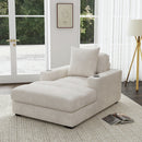 Arizona - Chaise With 1 Pillow 20", 2 Cupholders And 2 USB