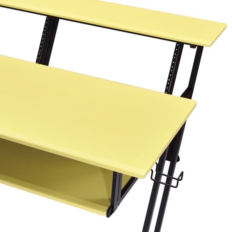 Suitor - Music Recording Studio Desk - Black / Yellow