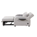 Versatile Pull Out Sofa Sleeper 3 In 1 With Wing Table & USB Charge, Compact Design