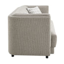 Glenda - Sofa With 3 Pillows - Gray Chenille
