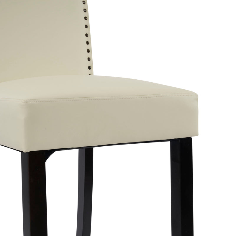 Counter Height Upholstered Bar Stools (Set of 2)