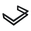 Wall Mounted Rectangular Bathroom Sink With Towel Bar And Faucet Hole - White