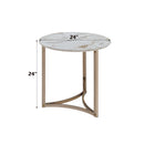 Aziz - Sintered Stone Top Round Coffee Table