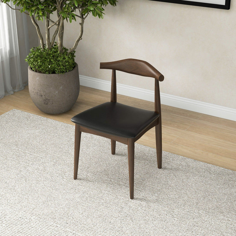 Damian - Mid-Century Solid Wood Dining Chair