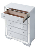 Sleek Contemporary Storage Chest - White