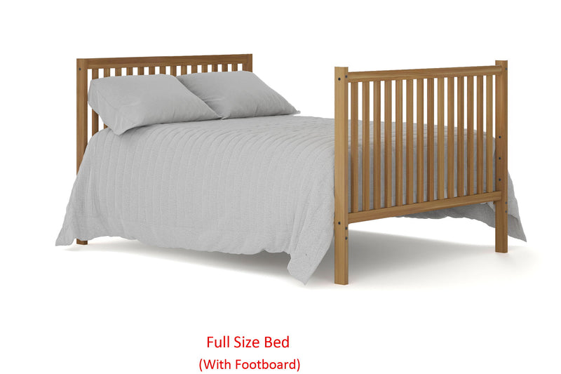 Crib 5 In 1 Convertible, Converts From Baby Crib To Toddler Bed, Fits Standard Full Size Crib Mattress