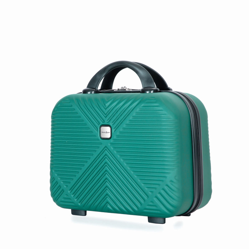 4 Piece Lightweight Suitcase, Makeup Box, Aircraft Wheels