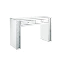 Nysa - Vanity Desk - Mirrored & Faux Crystals - Atlantic Fine Furniture Inc