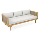 Claremont - 3 Seater Daybed Teak Acacia Wood Water Resistant Cushions