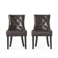 Contemporary Cheney Dining Chair Set With Tufted Design