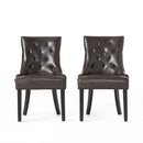Contemporary Cheney Dining Chair Set With Tufted Design