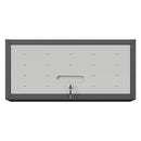 Heavy Duty Metal Wall Mounted Tool Storage Cabinet Steel Metal Garage Storage Cabinet - Black / Gray