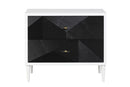 Dubni - Accent Table - White & Black