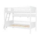Bunk Bed With 3 Storage Shelves, Adjustable Ladder Left Or Right