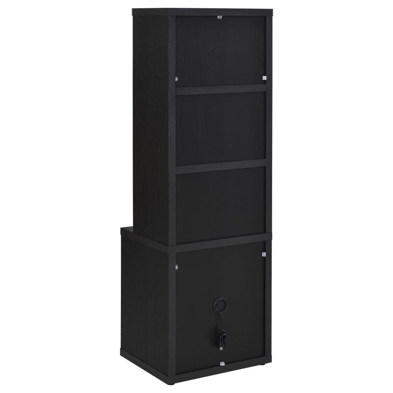 Westpark - 3-Shelf Bookcase USB And Lockable Drawer