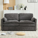 Cozy Upholstered Plush Cushion Loveseat Sofa For Living Room